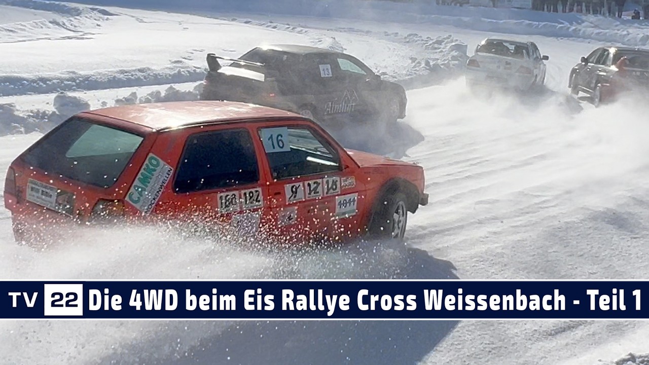 MOTOR TV22: Die besten Bilder und die Sieger bei den 4 WD Autos | Eis Rallye Cross Weissenbach