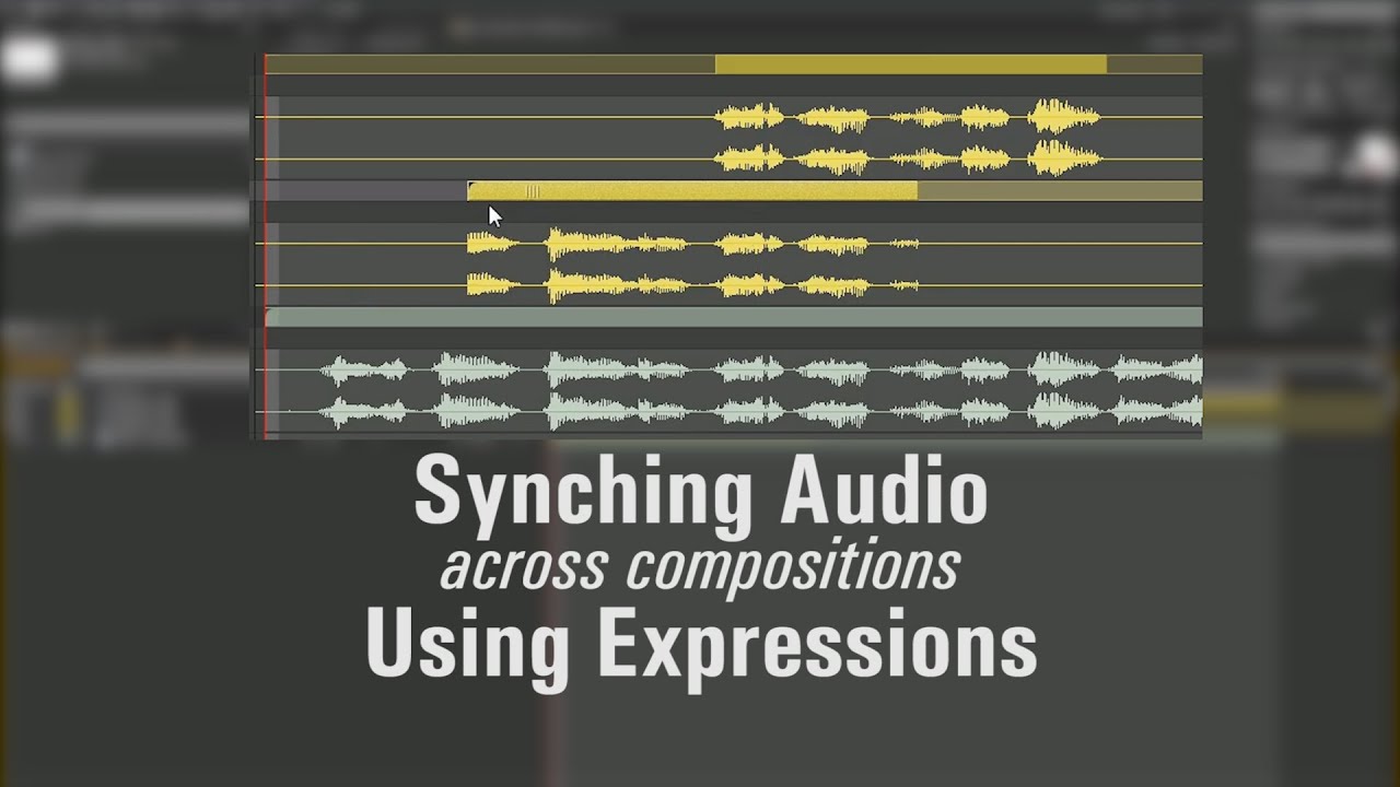 Synching Audio Across Compositions Using Exressions