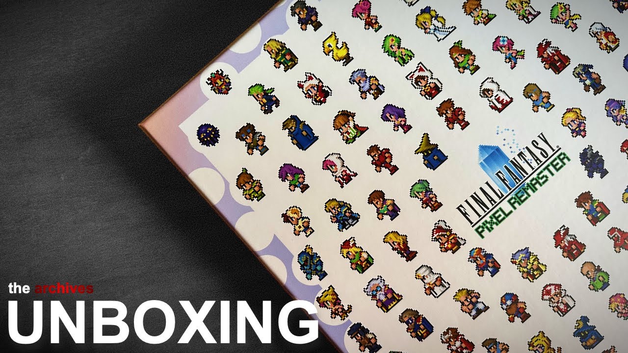 Final Fantasy I-VI Pixel Remaster | 35th Anniversary Edition (PS4 Pal Ver.) | Cinematic Unboxing