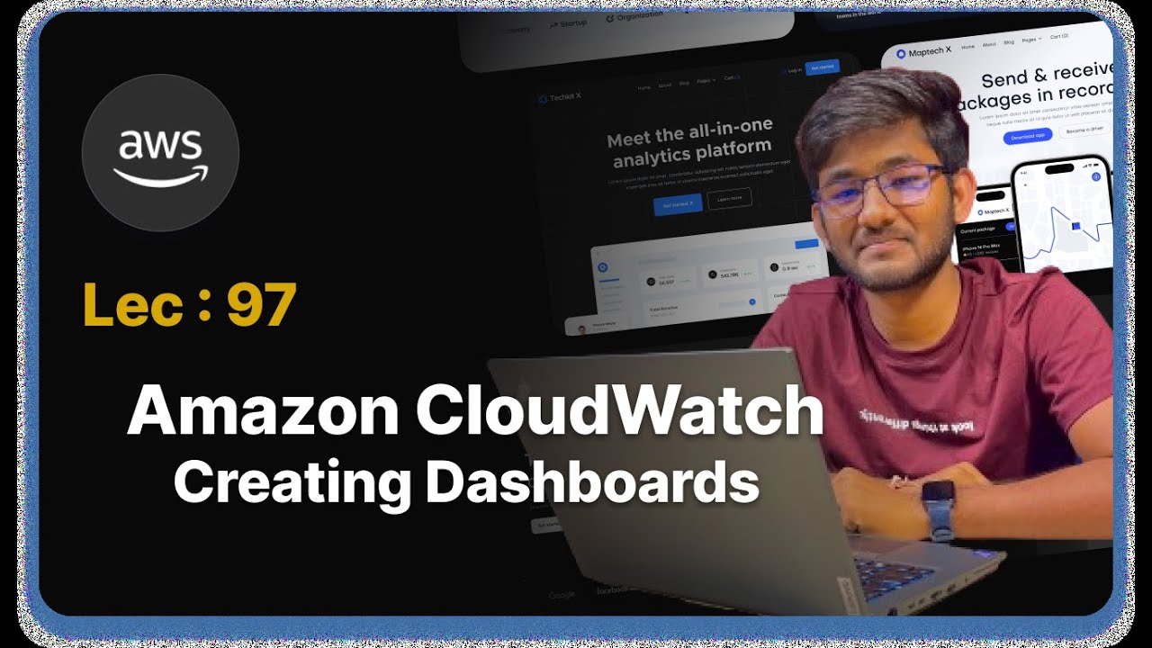 Лекция 97: AWS CloudWatch — Создание информационных панелей