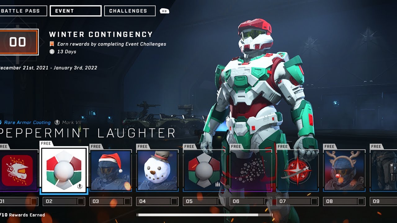 FREE WINTER CONTINGENCY REWARDS! HOW TO UNLOCK FREE HOLIDAY EVENT REWARDS IN HALO INFINITE!