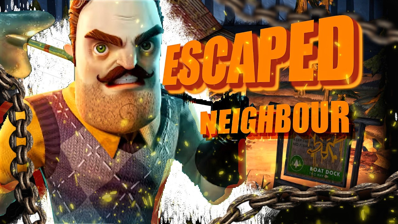 WE ESCAPED HELLO NEIGHBOUR AND THE GUEST'S HOUSE |GAMEPLAY #2