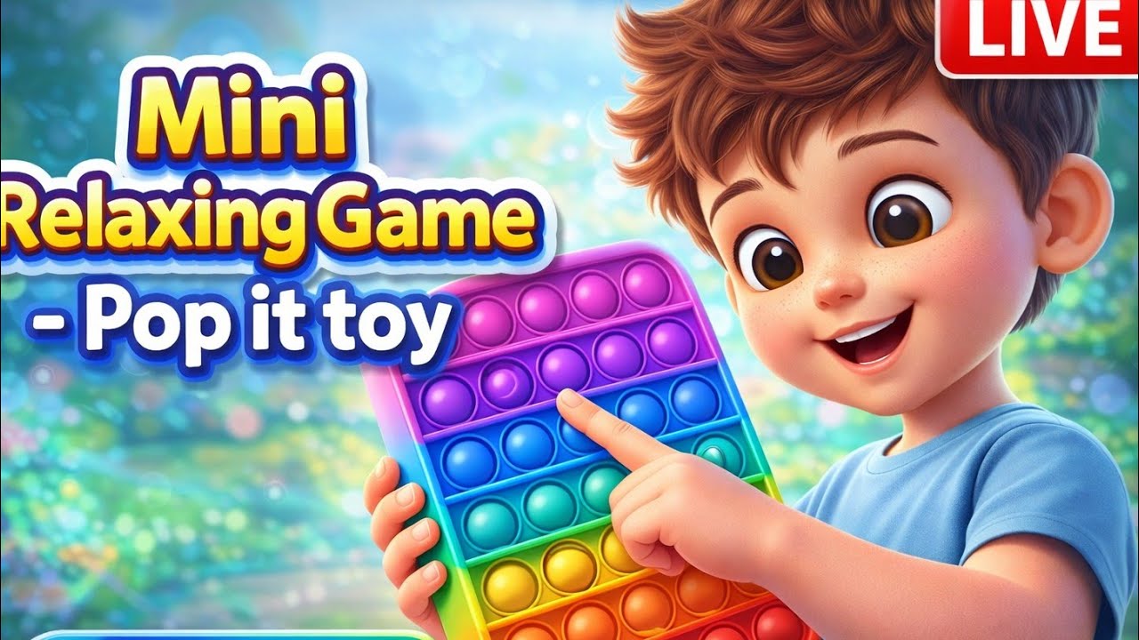 LIVE Pop It Toy Game 🎮 | Relaxing Pop It Gameplay Live | Bubbliplay