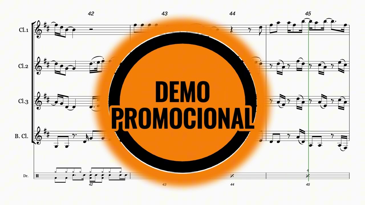 The lazy song - Cuarteto de clarinetes