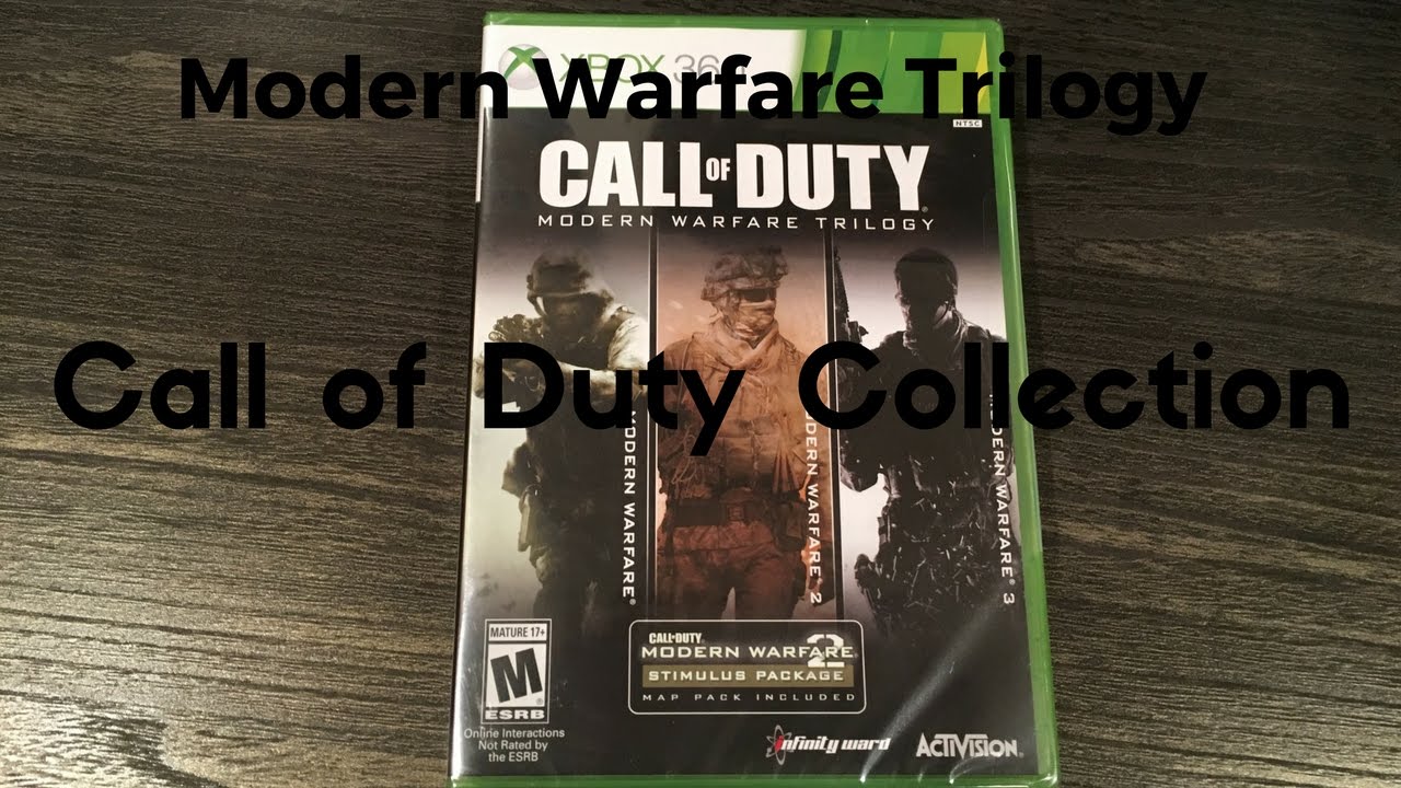 Call of Duty: Modern Warfare Trilogy Xbox 360 (Unboxing)