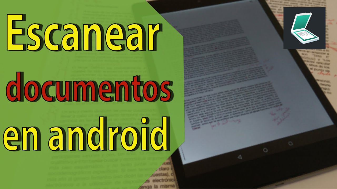 como ESCANEAR documentos con tu celular | Android