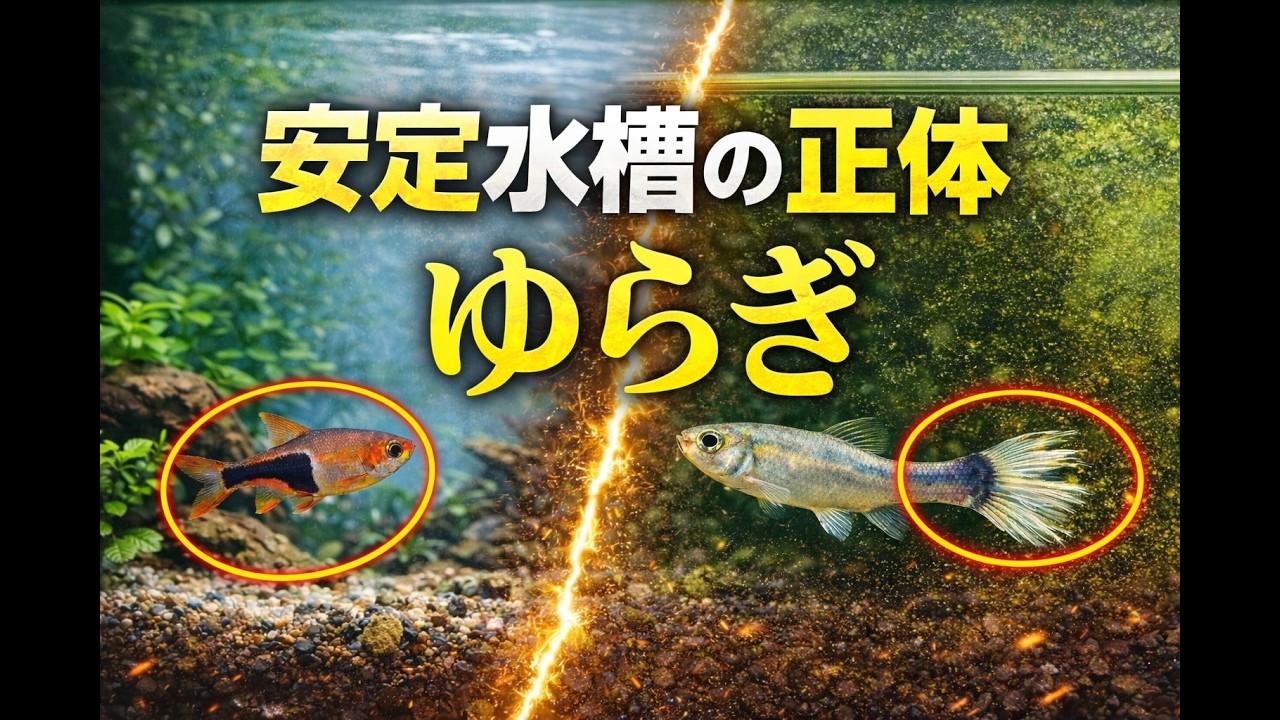 安定している水槽の正体は「揺らぎ」です｜長期安定シリーズ①