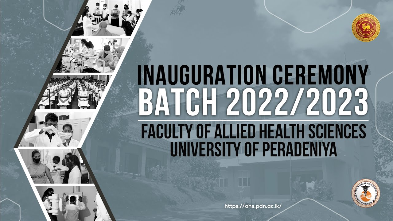 Welcome of New Entrants 2022/23 - Faculty of ALLIED HEALTH SCIENCES