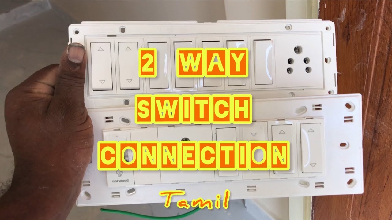 Two way switch connection Tamil (Bedroom tow way connection) 2way wireing connection