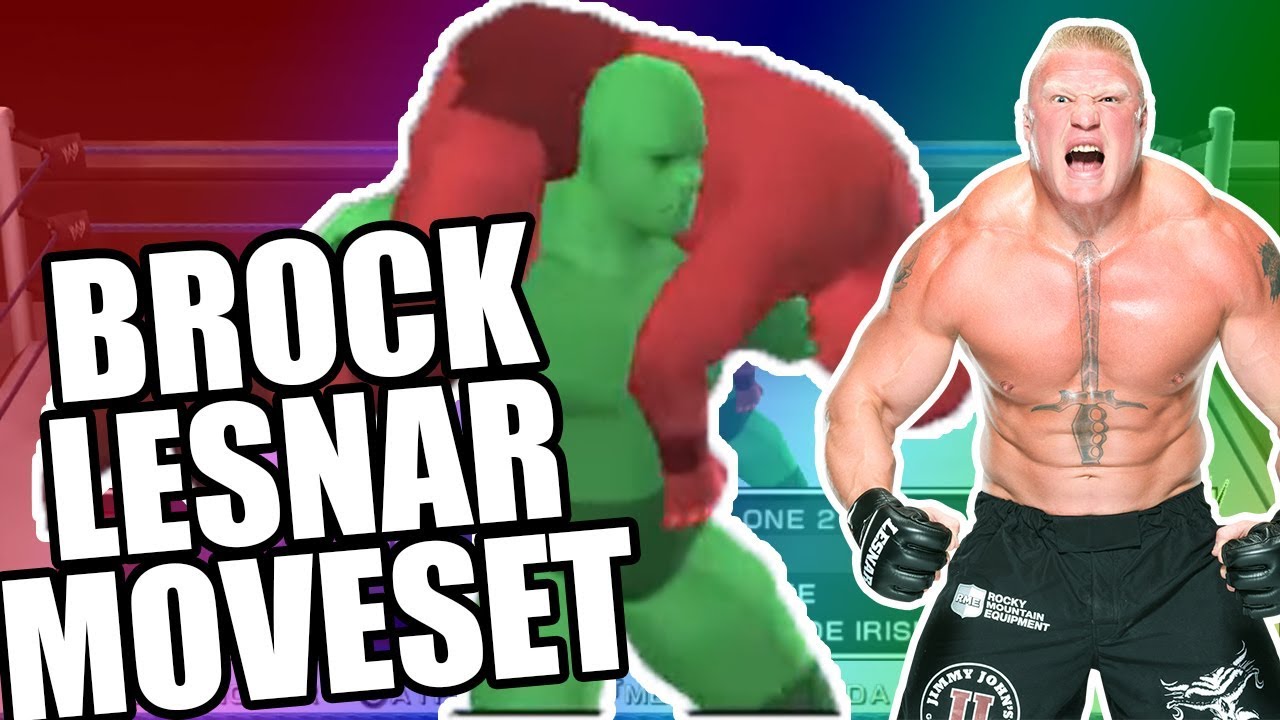 GRUPO DE MOVIMIENTOS DE BROCK LESNAR - moveset Brock Lesnar svr 2011