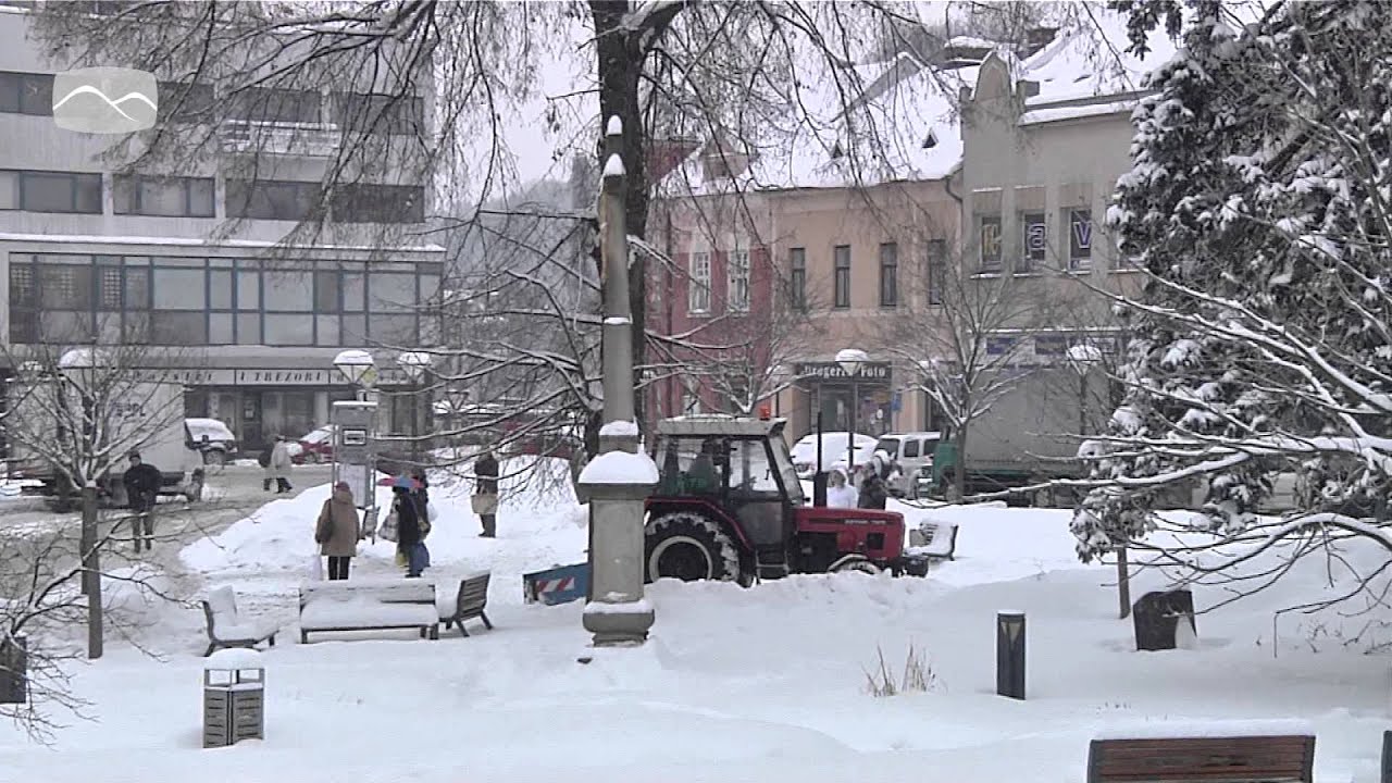 Sněhová kalamita ve Vsetíně