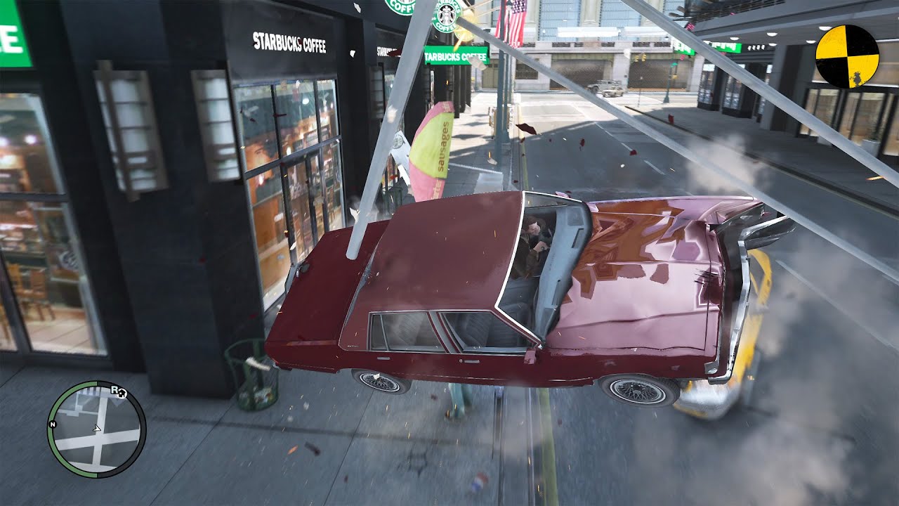 GTA 4 Crash Testing Real Car Mods Ep.98