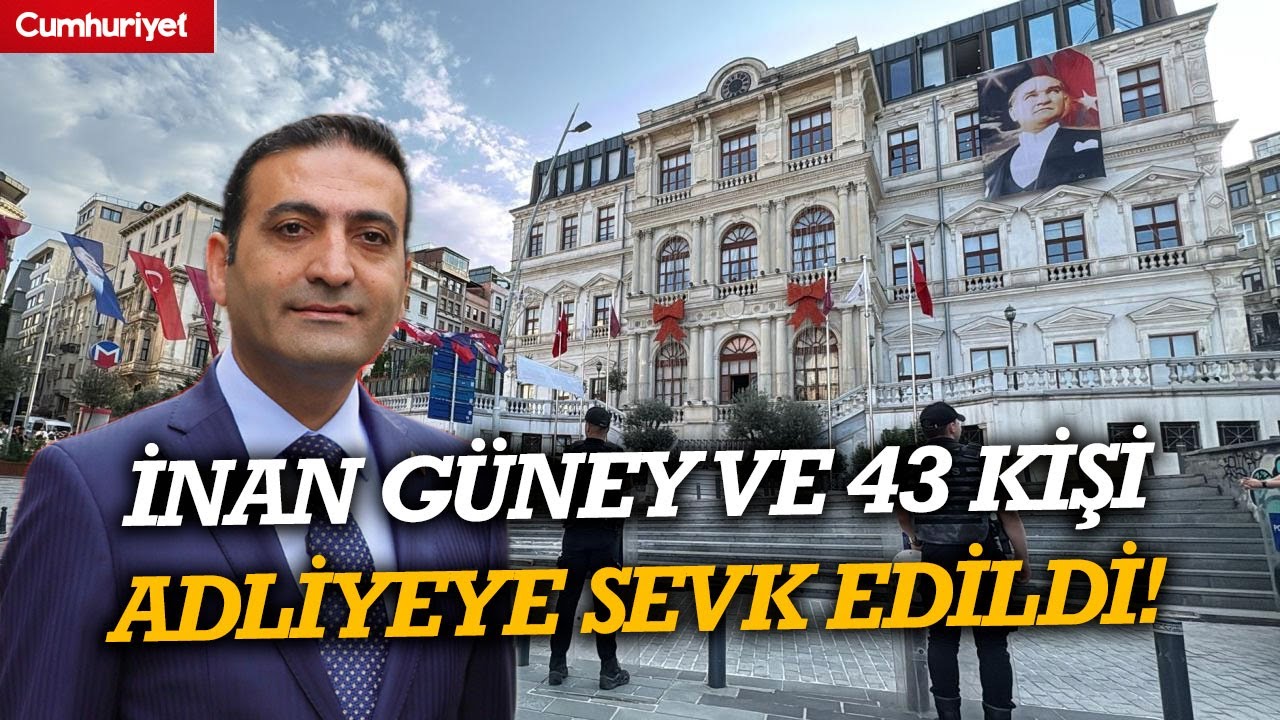 İBB'ye operasyonda yeni dalga: İnan Güney ve 43 kişi adliyeye sevk edildi!