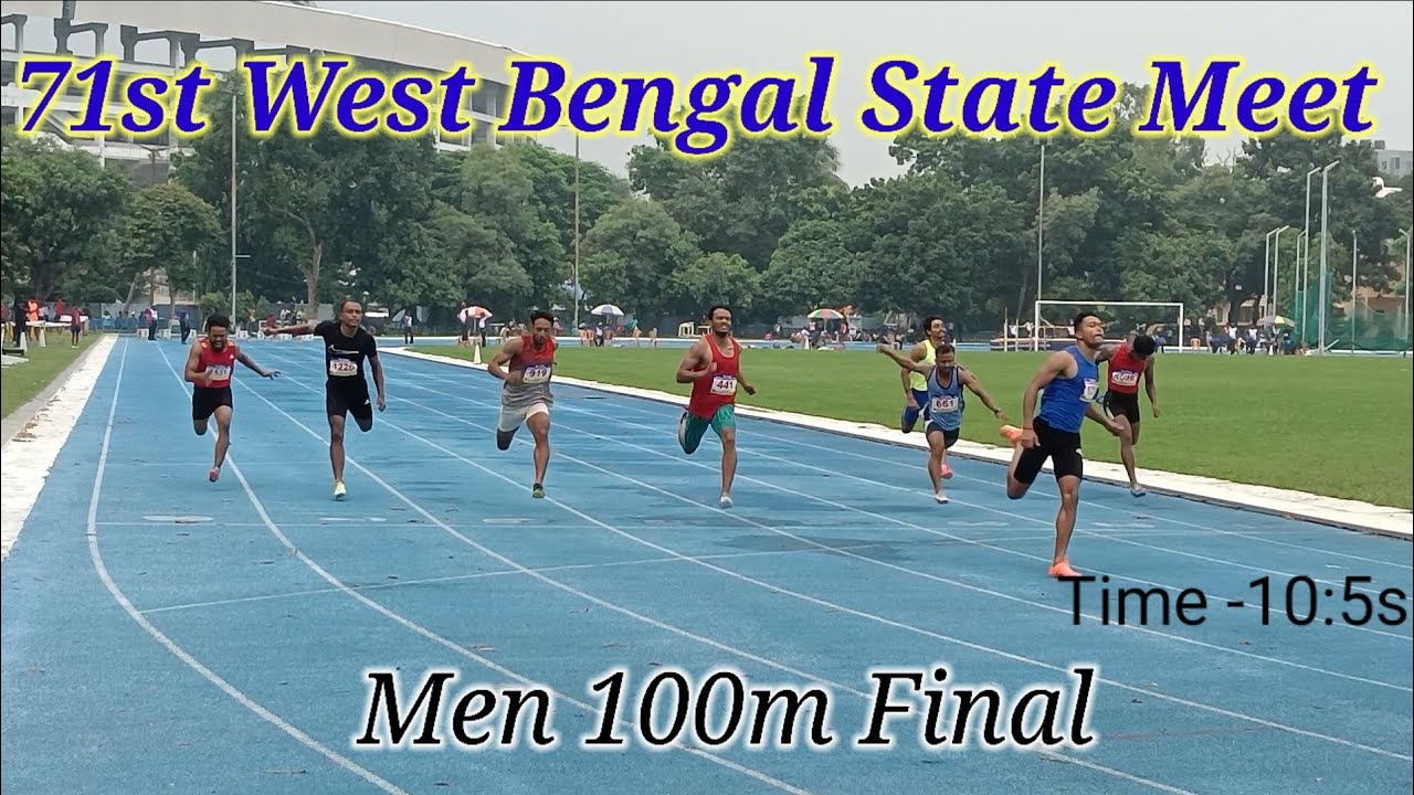 71st West Bengal State Meet Men -100m final #westbengal #sports #final #100m #running #asian