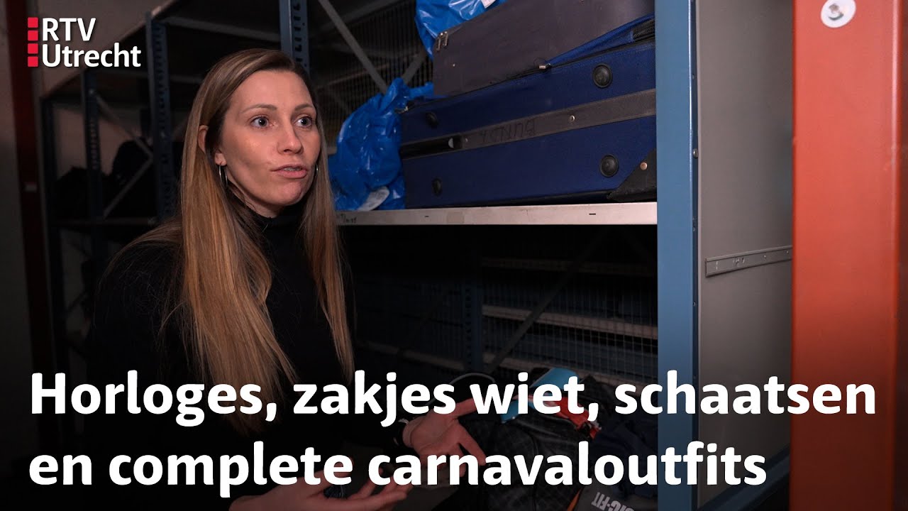 Meer dan 60.000 gevonden voorwerpen komen ieder jaar binnen in dit depot bij de NS | RTV Utrecht