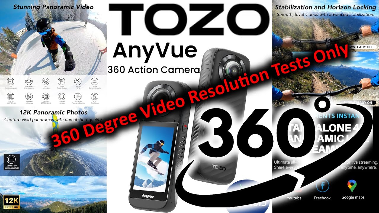 360 Degree Video Portions - TOZO AnyVue 3.0