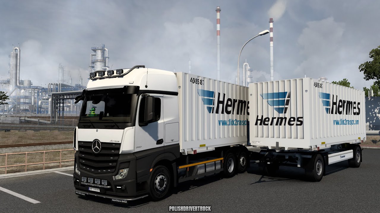 ✅[ETS2. V1.40]...PDT...Swap Body Carrier Chassis [Krone DLC required] *Very Nice Mod*