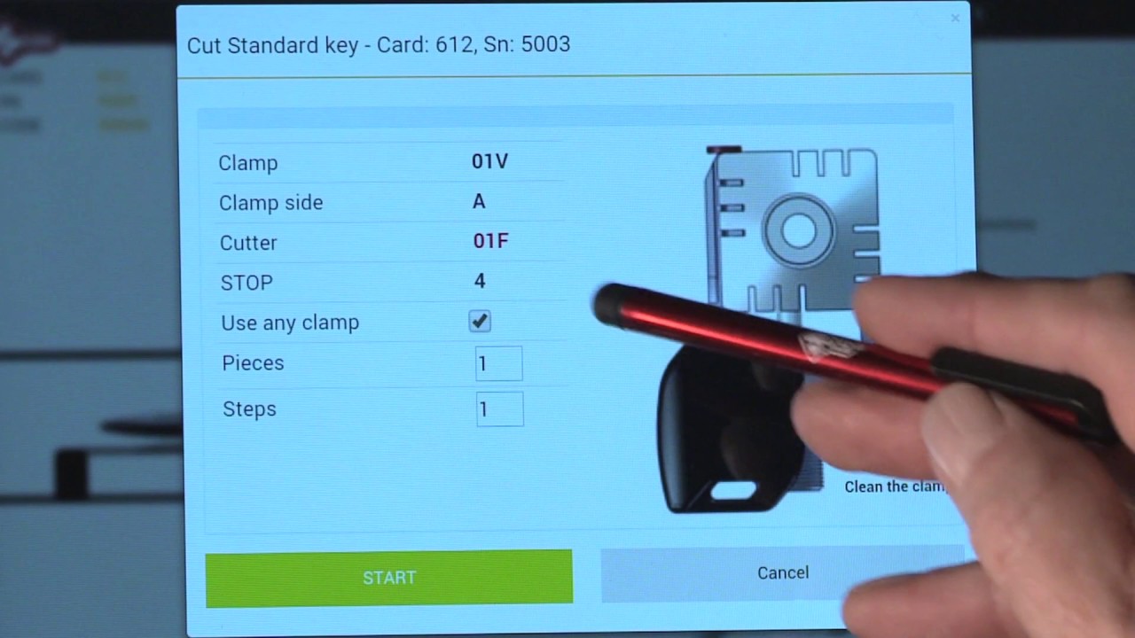 Silca Futura PRO 7 Cutting standard keys