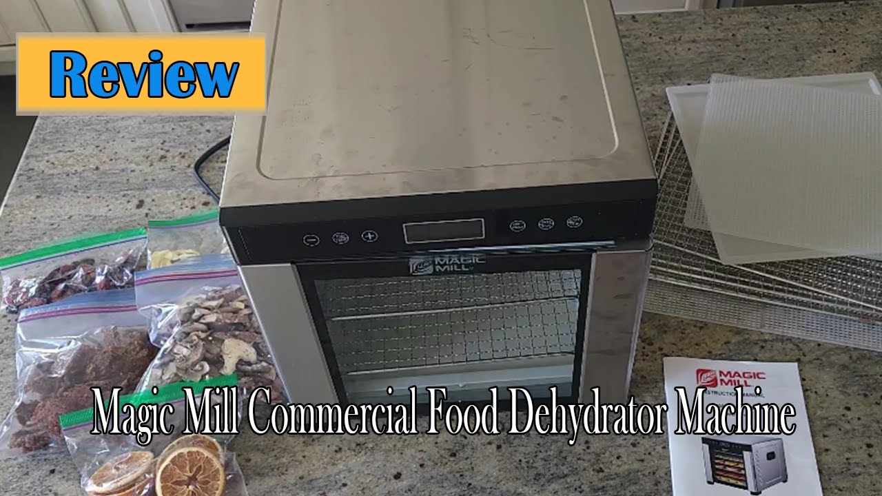Magic Mill Dehydrator 7 Stainless Steel Tray MFD-7070 Review - Easy to use and Works great!