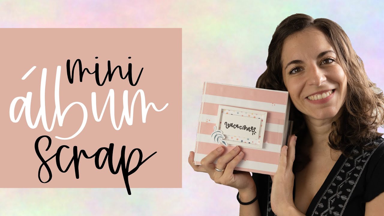 TUTORIAL:👙Mini álbum vacaciones👙. Estructura para papeles 6x6. Colección Mogán de Iririestudio