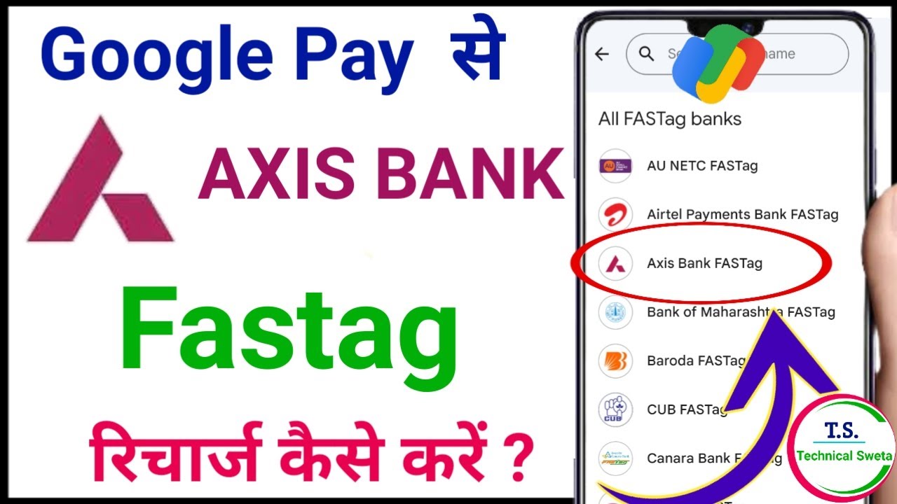 Google Pay Se Axis Bank Fastag Recharge Kaise Kare | How To Recharge Axis Bank Fastag In Google Pay