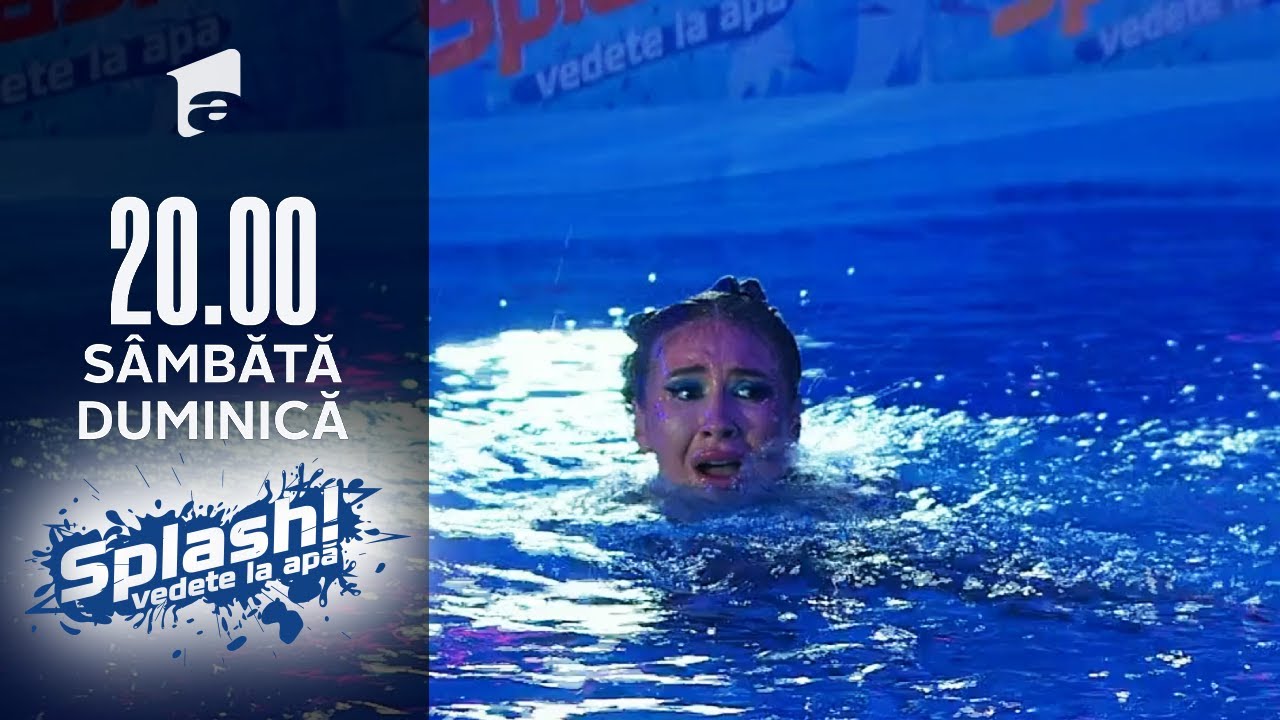 Emi Alupei, săritură îndrăzneață de la 7 metri la Splash! Vedete la apă!
