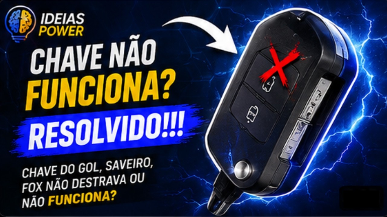 Chave do gol, saveiro, fox não destrava ou não funciona.RESOLVIDO!!!