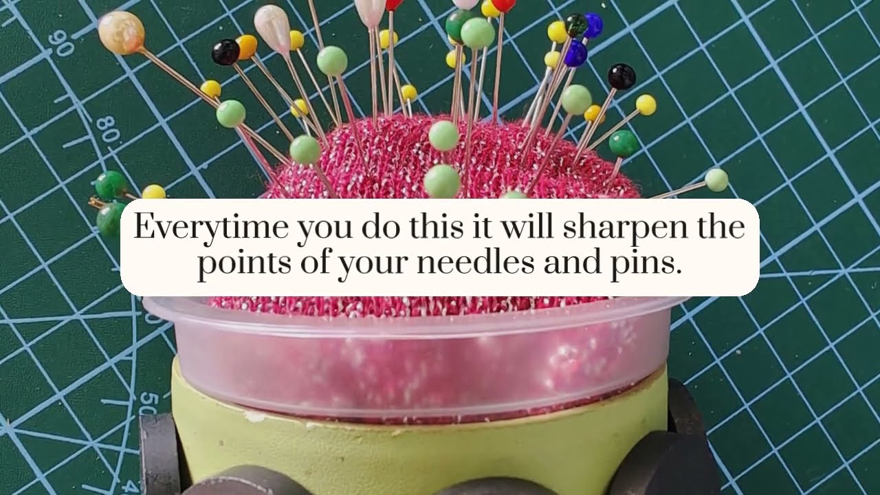 How to sharpen sewing machine needles,