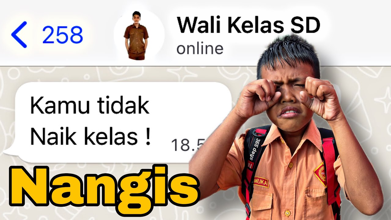 Prank Wa nyamar jadi guru bilang tinggal kelas