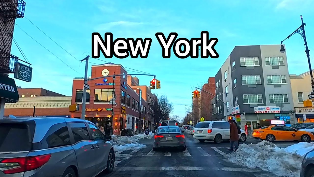 NYC DRIVING GREENPOINT BROOKLYN NY TO ASTORIA QUEENS NY FEB 2026