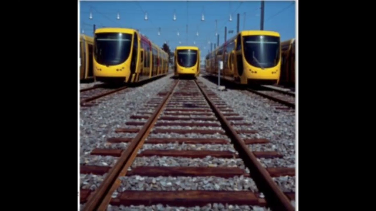 Chantier + chantier du tramway de Mulhouse 