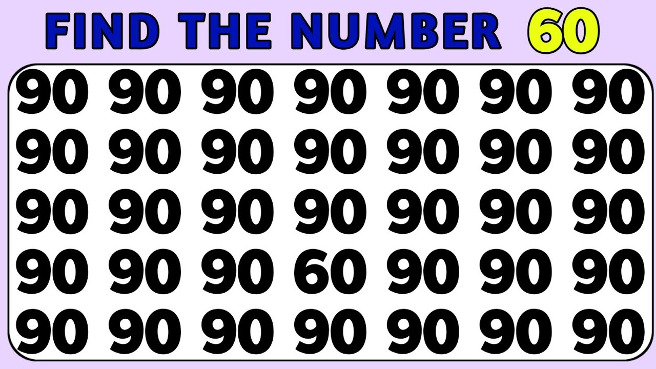99% People Fail to Find the Odd Number | Observation Test Challenge
