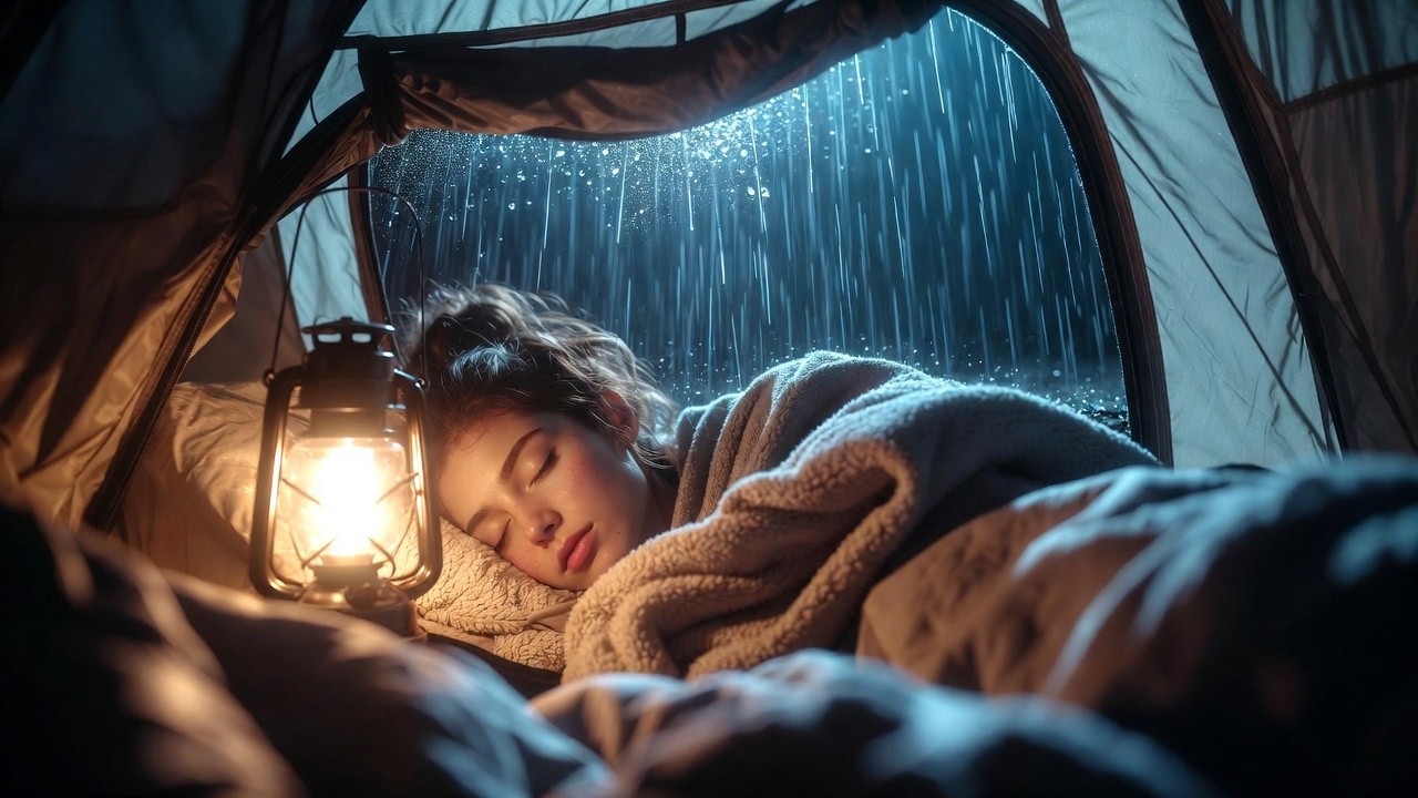 Heavy Rain Outside Tent 🌧️ | Nonstop Rain Sounds for Deep Sleep & Relaxation
