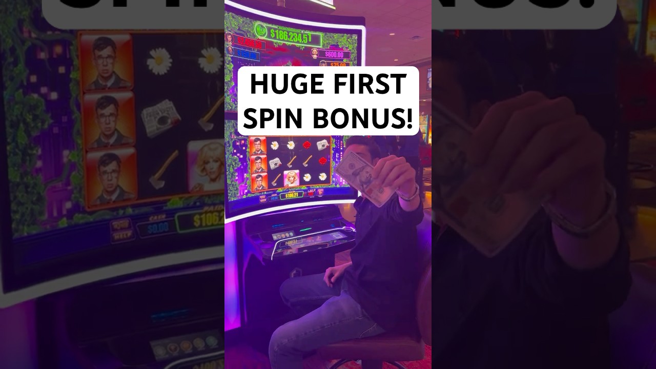 БЕЗУМНЫЙ первый спин по МАКСИМАЛЬНОЙ СТАВКЕ! #слоты #ласвегас