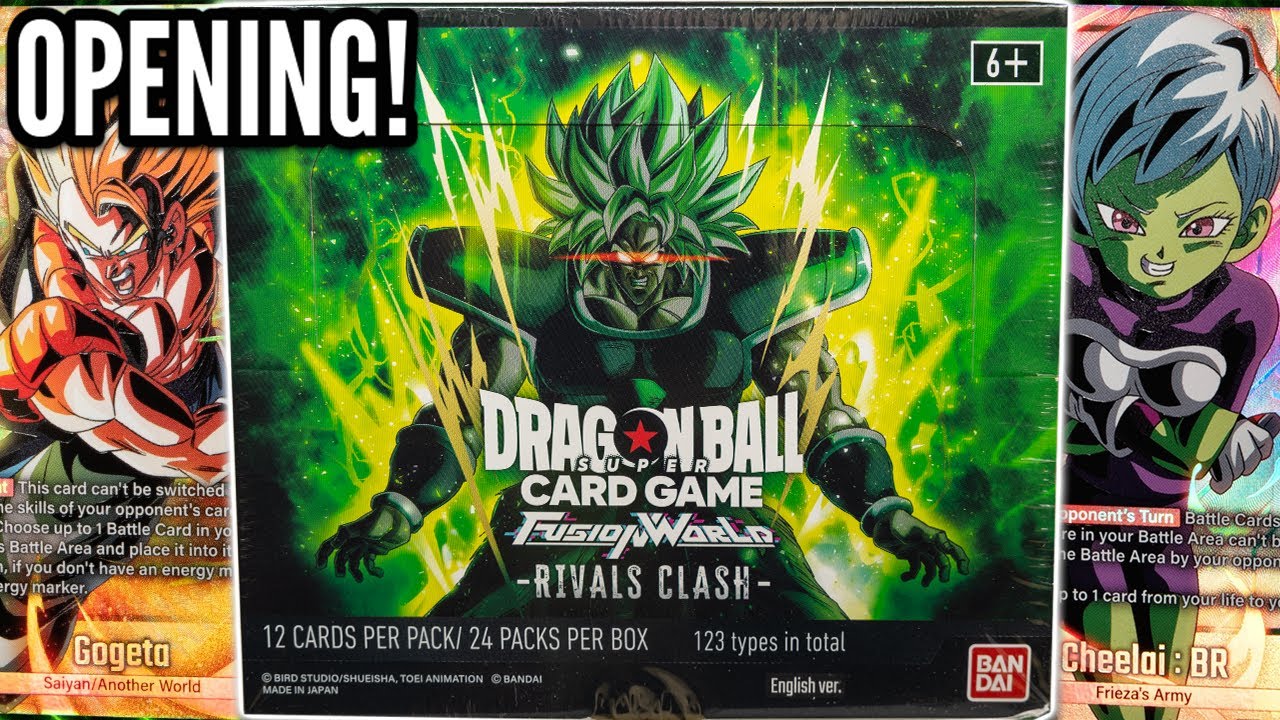 The Official Dragon Ball Rivals Clash Booster Box Opening