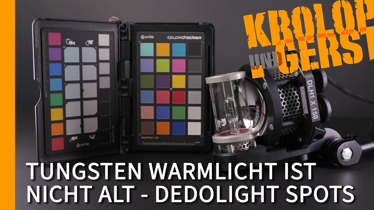 Tungsten Warmlicht ist nicht alt - Dedolight Halogen Spots 📷 Krolop&Gerst