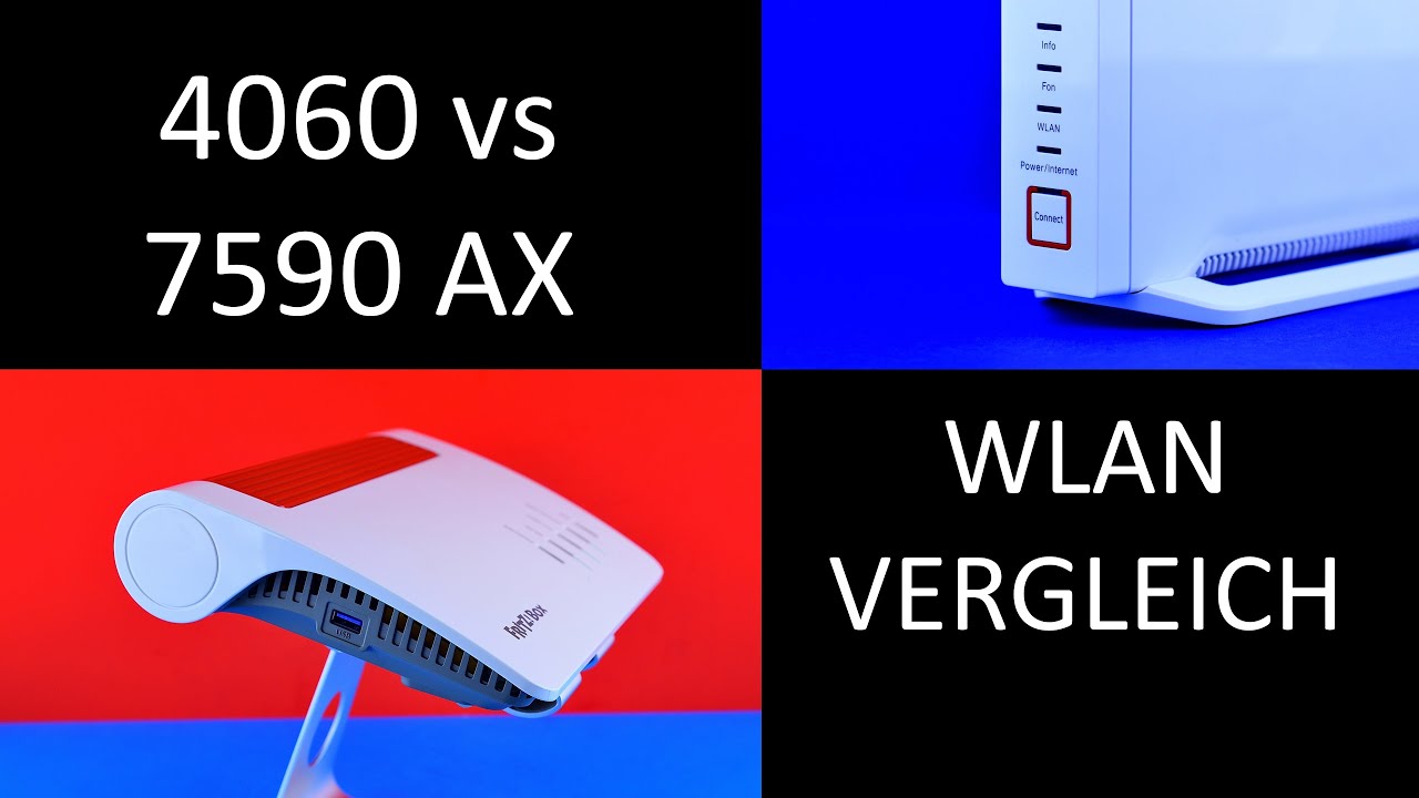 WLAN im TEST - Fritzbox 4060 versus 7590 AX