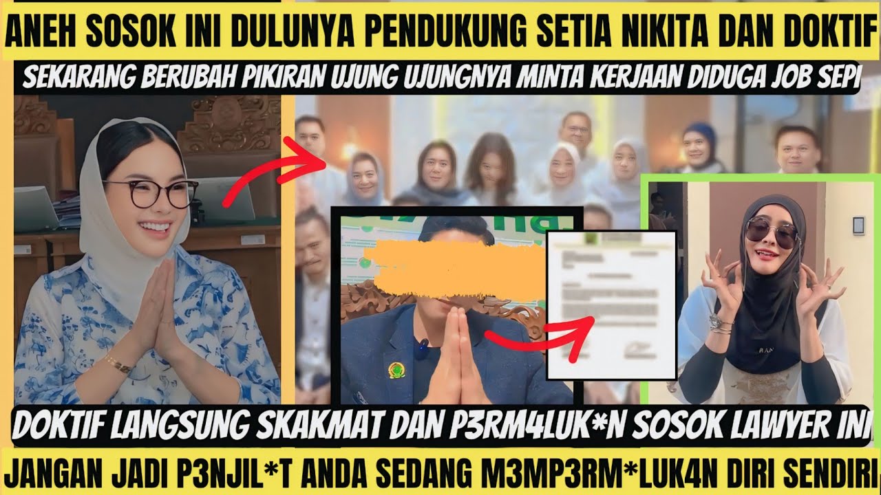 EX PENDUKUNG NIKITA TAPI MEMBELOT‼️BERNIAT MENGGURUI DOKTIF LGSG KENA SKAKMAT DIP3RM4LUK*N DOKTIF‼️