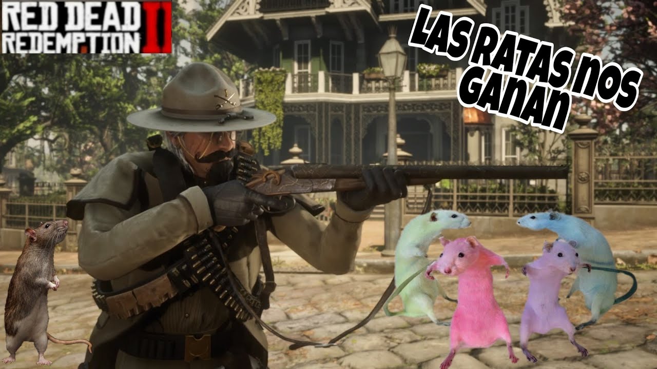Matando tóxicos LAS RATAS TAMBIEN GANAN 😡😡 🐭🐭 Red Dead Redemption 2