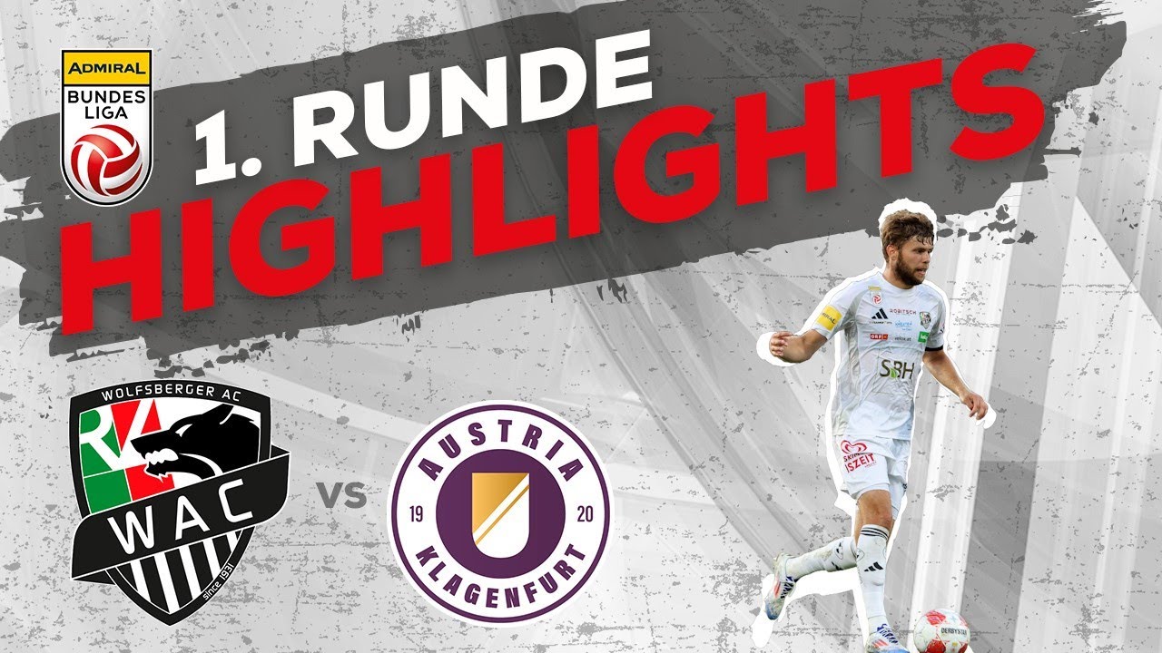 RZ Pellets WAC - SK Austria Klagenfurt Highlights 1. Runde ADMIRAL Bundesliga 2024/25
