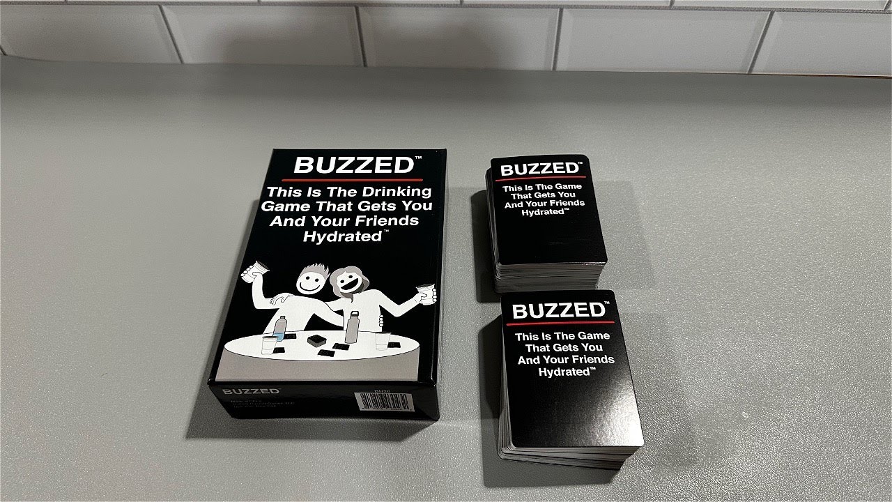 BUZZED - Drinking Game - 180 Cards