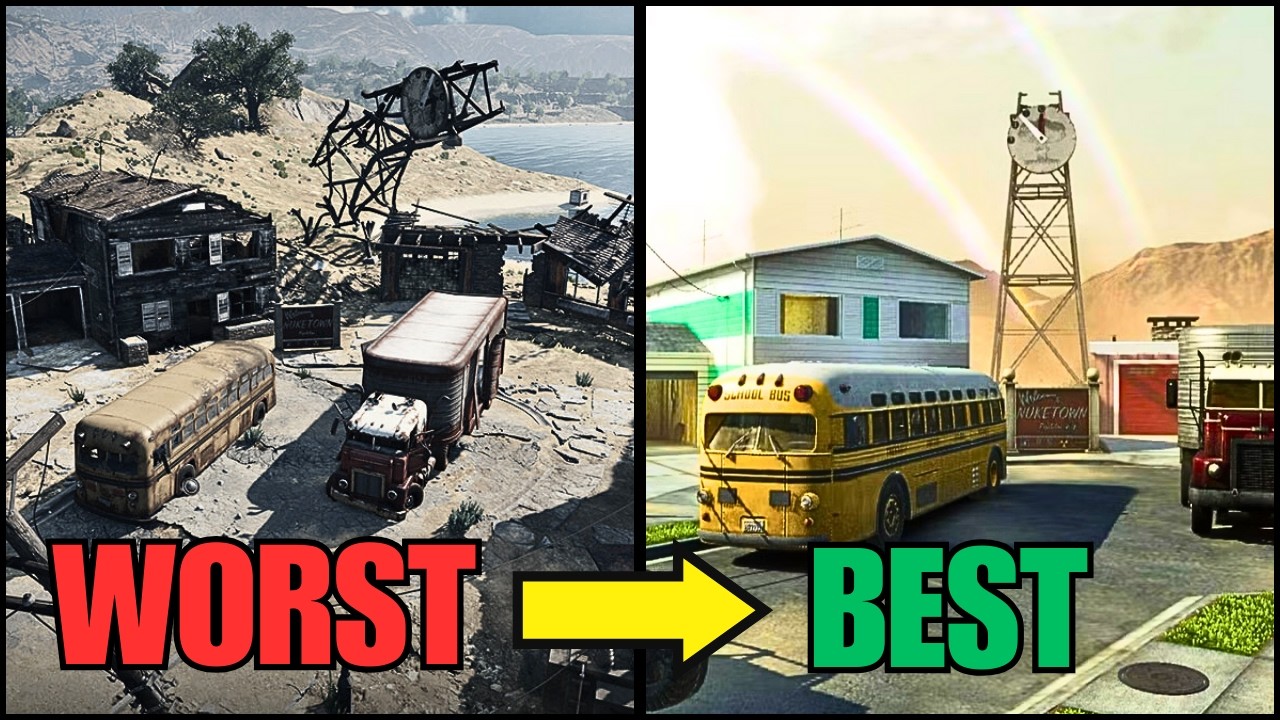 Рейтинг ВСЕХ карт Nuketown (от худшего к лучшему)
