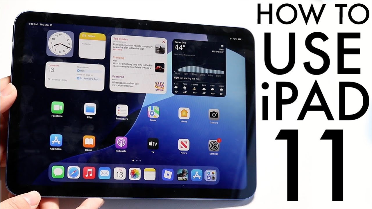 Как пользоваться iPad 11-го поколения! (Полное руководство для начинающих)