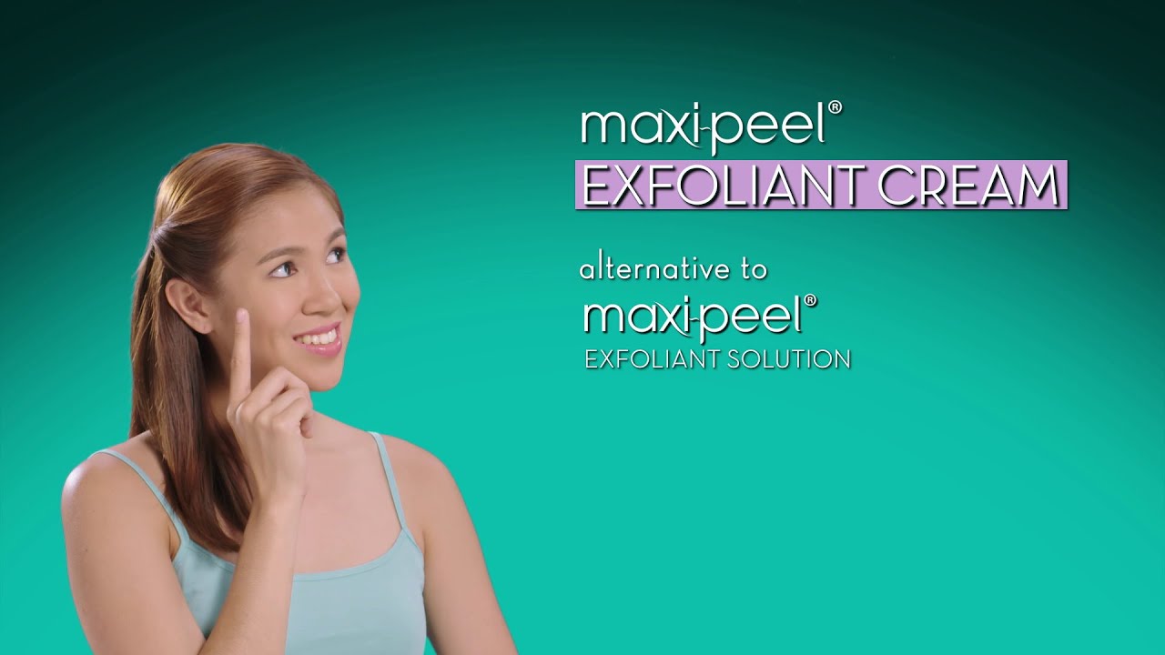 How to Exfoliate without Visible Peeling with MAXI-PEEL Exfoliant Cream