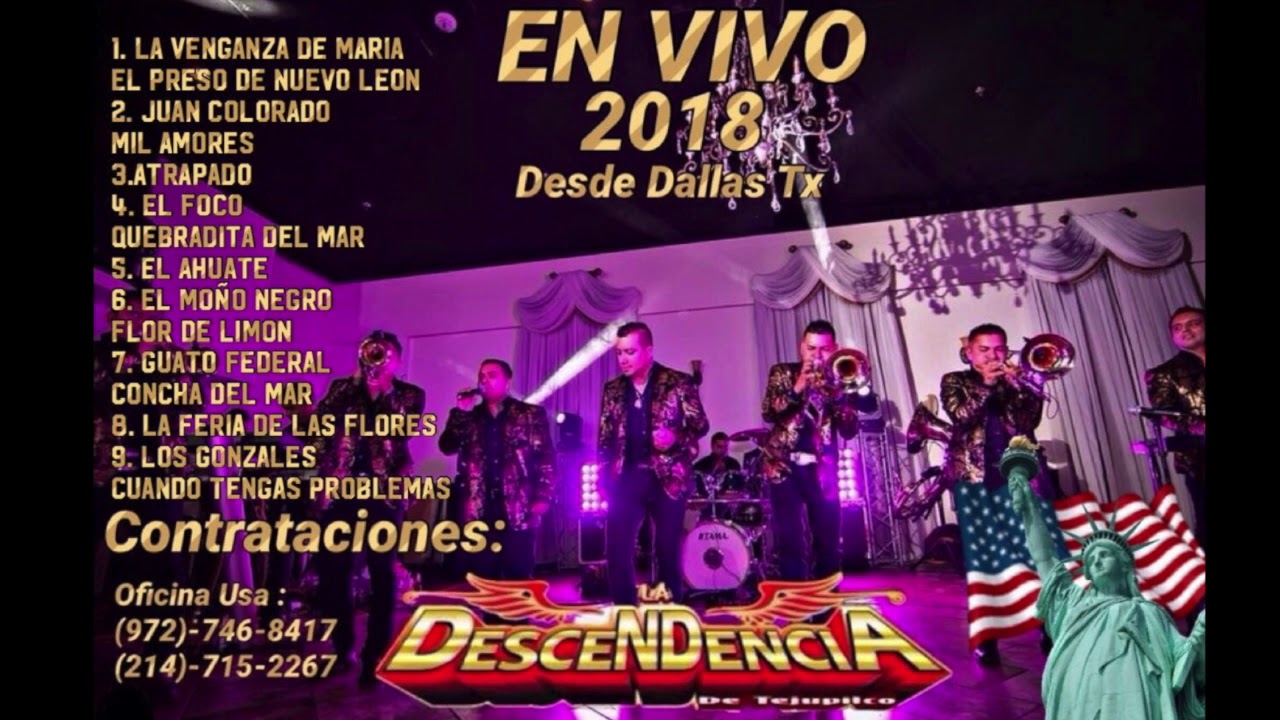 La Descendencia de Tejupilco Disco Completo (En Vivo)2018