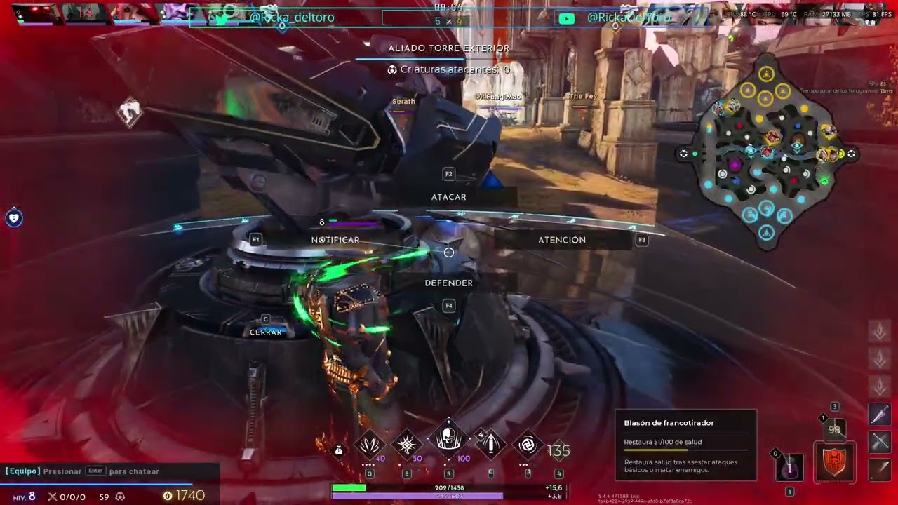 Revenant Carry Nitro  - Predecessor Gameplay