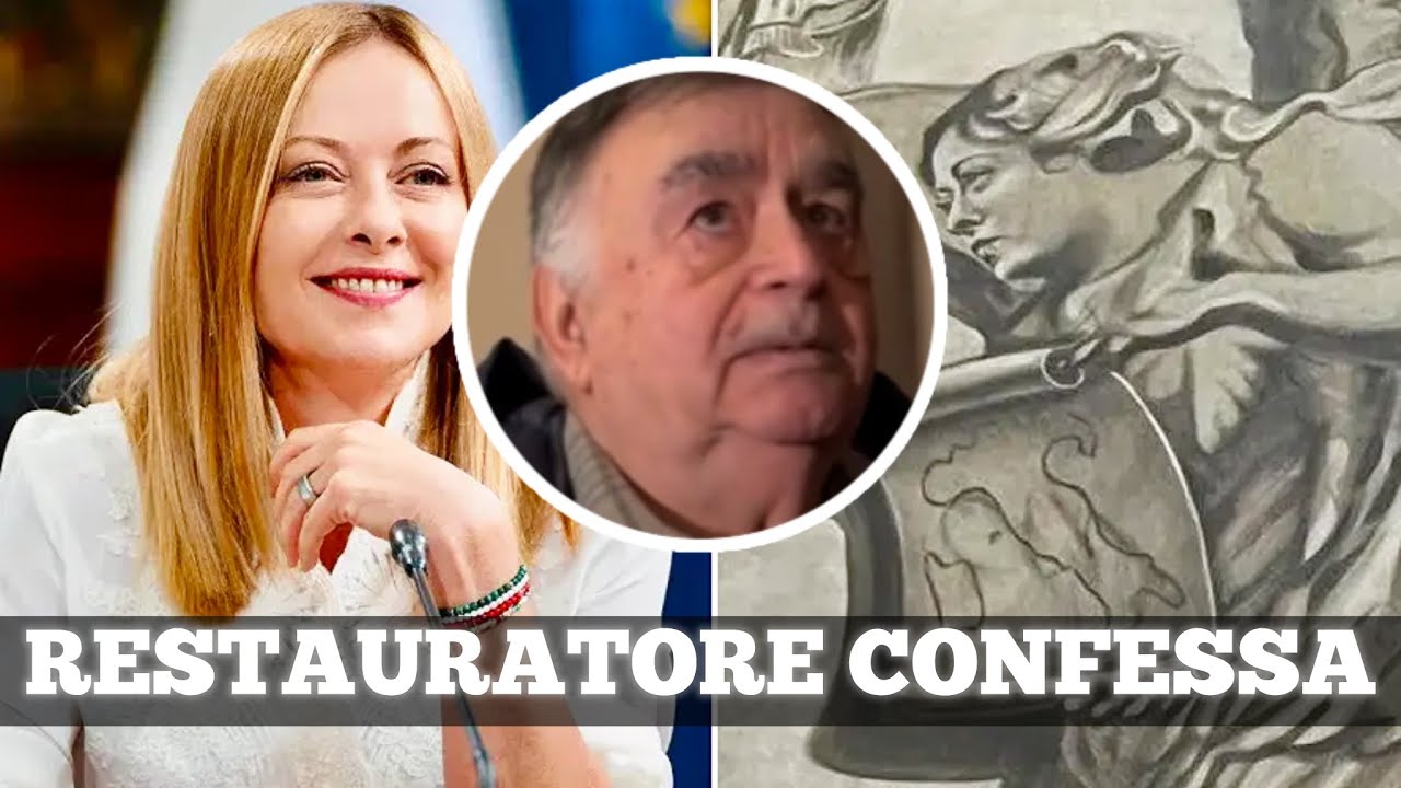 Giorgia Meloni volto cancellato dall’affresco in chiesa a Roma il restauratore confessa