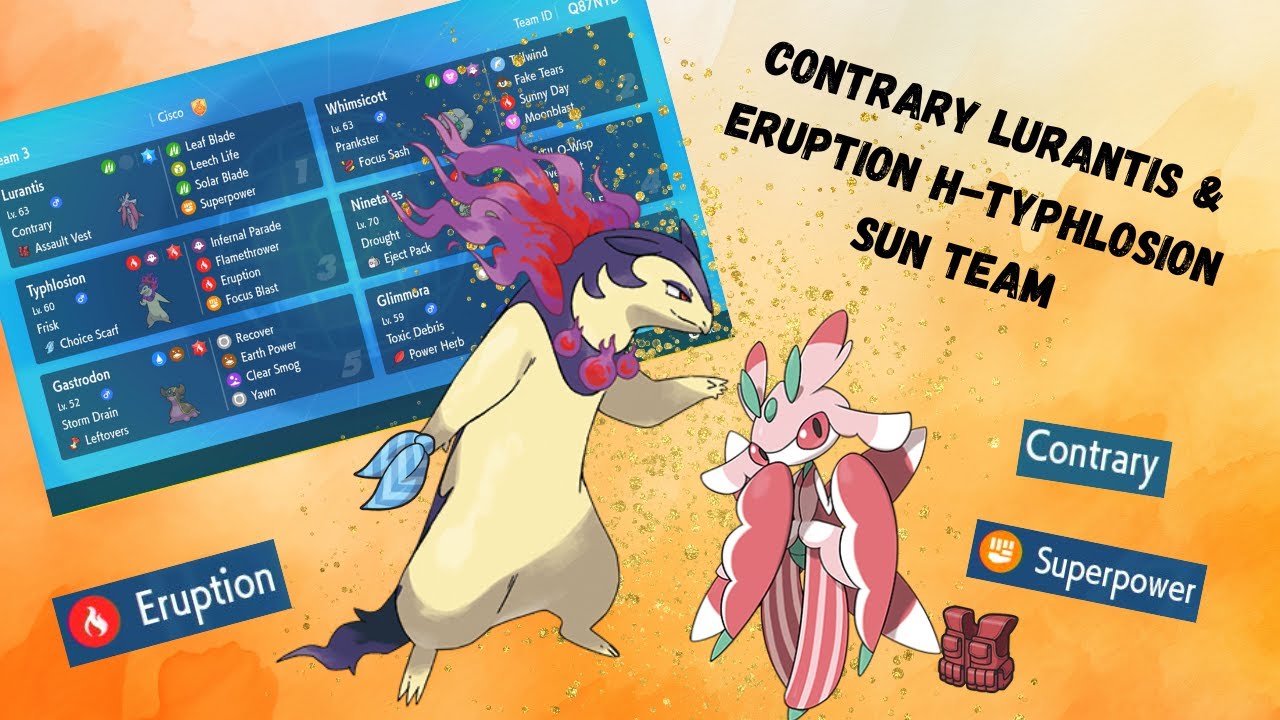 CONTRARY LURANTIS & H-TYPHLOSION BURN UP THE COMPETITION - Pokemon Scarlet & Violet VGC Regulation H