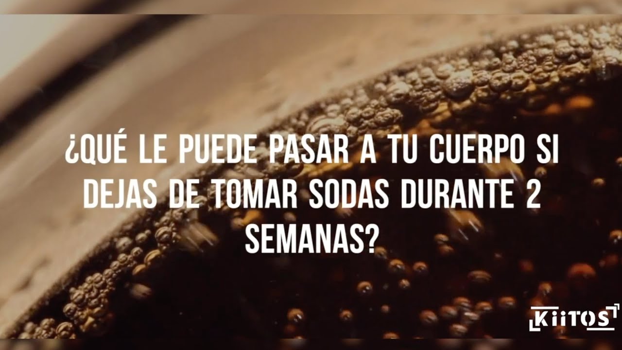 ¿Qué le puede pasar a tu cuerpo si dejas de tomar refresco durante 2 semanas?