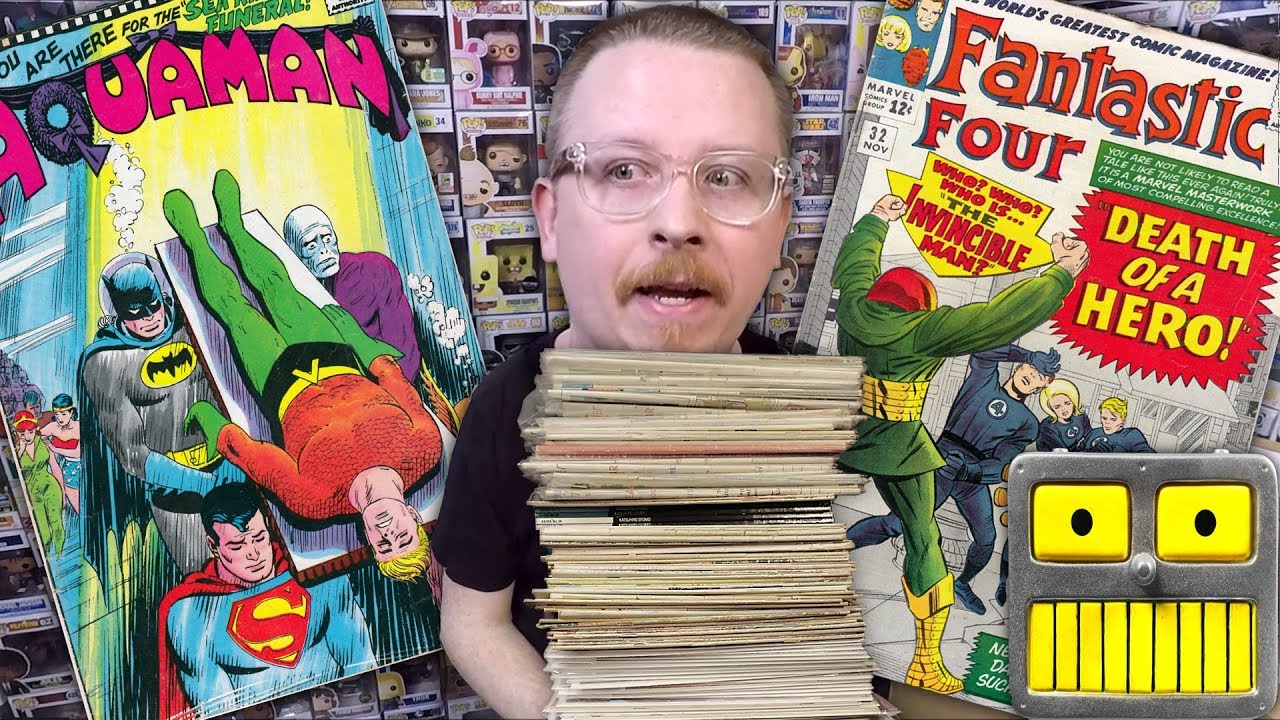 Epic Comic Book Collection Haul Mystery Box Unboxing Key Issue Finds Silver Age Bronze Age Gold Age